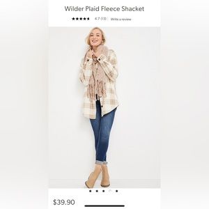 Wilder Plaid Fleece Shacket